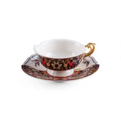 Hybrid Teacup With Saucer - Kannauj By Seletti