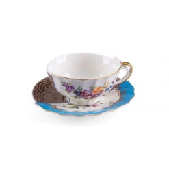 Hybrid Teacup With Saucer - Kerma By Seletti