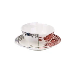 Hybrid Teacup With Saucer - Zora By Seletti