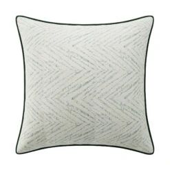 Custom Pillow - Ines River Chenille 13 Custom Pillow - Ines River Chenille -Furniture Shop InesRiverChenillewithStacyEmeraldVelvetPiping.02