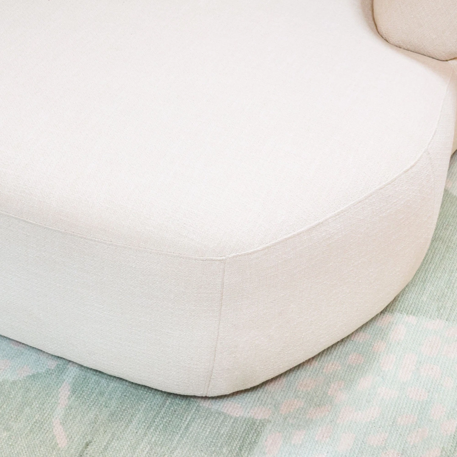 Iris Sectional In Ivory Tweed 7 Iris Sectional In Ivory Tweed - Image 7