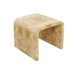 Custom Janus Waterfall Side Table -Furniture Shop JanusWaterfallSideTableMatrix.NaturalMappaBurl.03 d72e5800 fce1 417f 80c6 8e9f1218f6ee