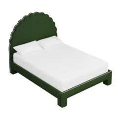 Custom Juliet Bed -Furniture Shop JulietteBedinEvelynEmeraldVelvet.03 e5f7d6e1 24d3 4e5c 9430 e38f4aeb670c