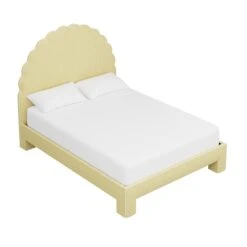 Custom Juliet Bed -Furniture Shop JulietteBedinNicolaLimeWoven.03