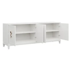 Custom King Credenza -Furniture Shop KingCredenzaMatrix.CirrusWhite.04 e4773771 d35f 436b a19f 78aba5ad942e