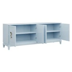 Custom King Credenza -Furniture Shop KingCredenzaMatrix.GulfstreamBlue.04 3e52a9de e05e 4b91 9ed8 7170d7e6a38e