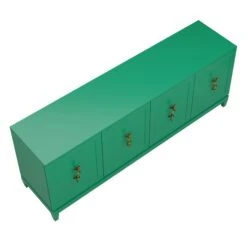Custom King Credenza -Furniture Shop KingCredenzaMatrix.LearGreen.01 f13f7eb4 e379 4684 affd 7955a0238897