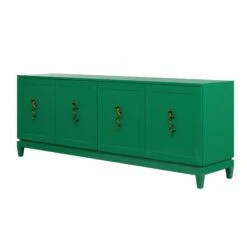 Custom King Credenza -Furniture Shop KingCredenzaMatrix.LearGreen.03 d09d145d 2949 4894 96f4 ff4cf5e81444