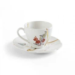 Kintsugi Coffee Cup With Saucer - Nβ2β