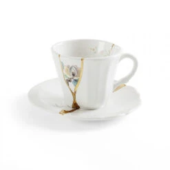 Kintsugi Coffee Cup With Saucer - Nβ3β