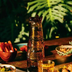 Kitty Ginger Stackable Glasses -Furniture Shop KittyGingerStackableGlasses.04