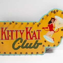 Kitty Kat Club Sign -Furniture Shop Kitty 20Kat 20Club 20Sign.04