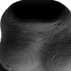 Lady Polyresin Pot - Black -Furniture Shop LadyPolyresinPot Black.05