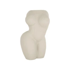 Lady Polyresin Pot - Ivory