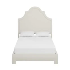 Custom Landry Bed -Furniture Shop LandryBedinDaliIvoryVelvet.01 f2079079 dcdf 4350 993e e34edecbd2de