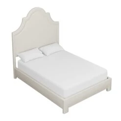 Custom Landry Bed -Furniture Shop LandryBedinDaliIvoryVelvet.03 a1f037cc c9c8 45da ac74 44a81f43b625