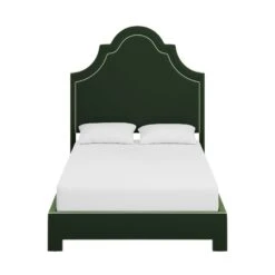 Custom Landry Bed -Furniture Shop LandryBedinEvelynEmeraldVelvet.01 201b788d b400 4068 be52 c3b4f6e78cc4