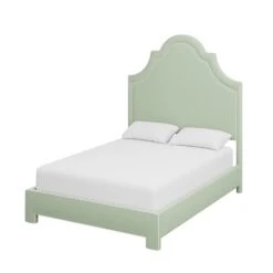 Custom Landry Bed -Furniture Shop LandryBedinNikkiJadeChenille.02 00b24a3f 0a97 42a8 a13e cec75934721b