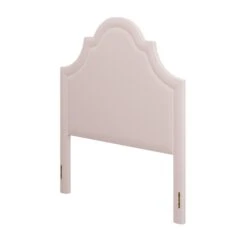 Custom Landry Headboard -Furniture Shop LandryHeadboardinFrancisBlushChenile.02 135b9290 3613 4e61 9941 f624d111e80b