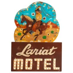 Lariat Hotel Sign