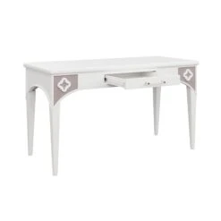 Custom Le Fleur Desk -Furniture Shop LeFleurDeskinCatherineGrasscloth.05