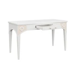Custom Le Fleur Desk -Furniture Shop LeFleurDeskinCharlotteGrasscloth.05