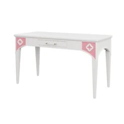 Custom Le Fleur Desk -Furniture Shop LeFleurDeskinEmmaGrasscloth.03