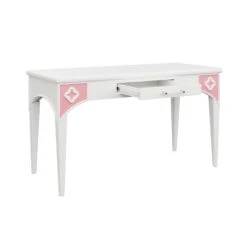 Custom Le Fleur Desk -Furniture Shop LeFleurDeskinEmmaGrasscloth.05