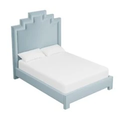 Custom MH Bed 24 Custom MH Bed -Furniture Shop MHBedinClarioIceVelvet.03 46d0c17f 63ed 4b42 b568 96b9ef24b5c4