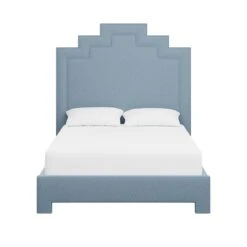 Custom MH Bed 25 Custom MH Bed -Furniture Shop MHBedinFoleyBlueWoven.01 6160759e d6f1 4687 a59e 3d7958f4f586