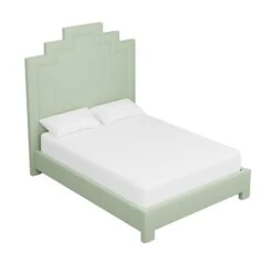 Custom MH Bed 31 Custom MH Bed -Furniture Shop MHBedinNikkiJadeChenille.03 8adab75f 3bec 4b6a 86cc 605395b4dda2