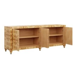 Custom Mallory Credenza -Furniture Shop MalloryCredenza.GoldenPecanOliveAsh.01