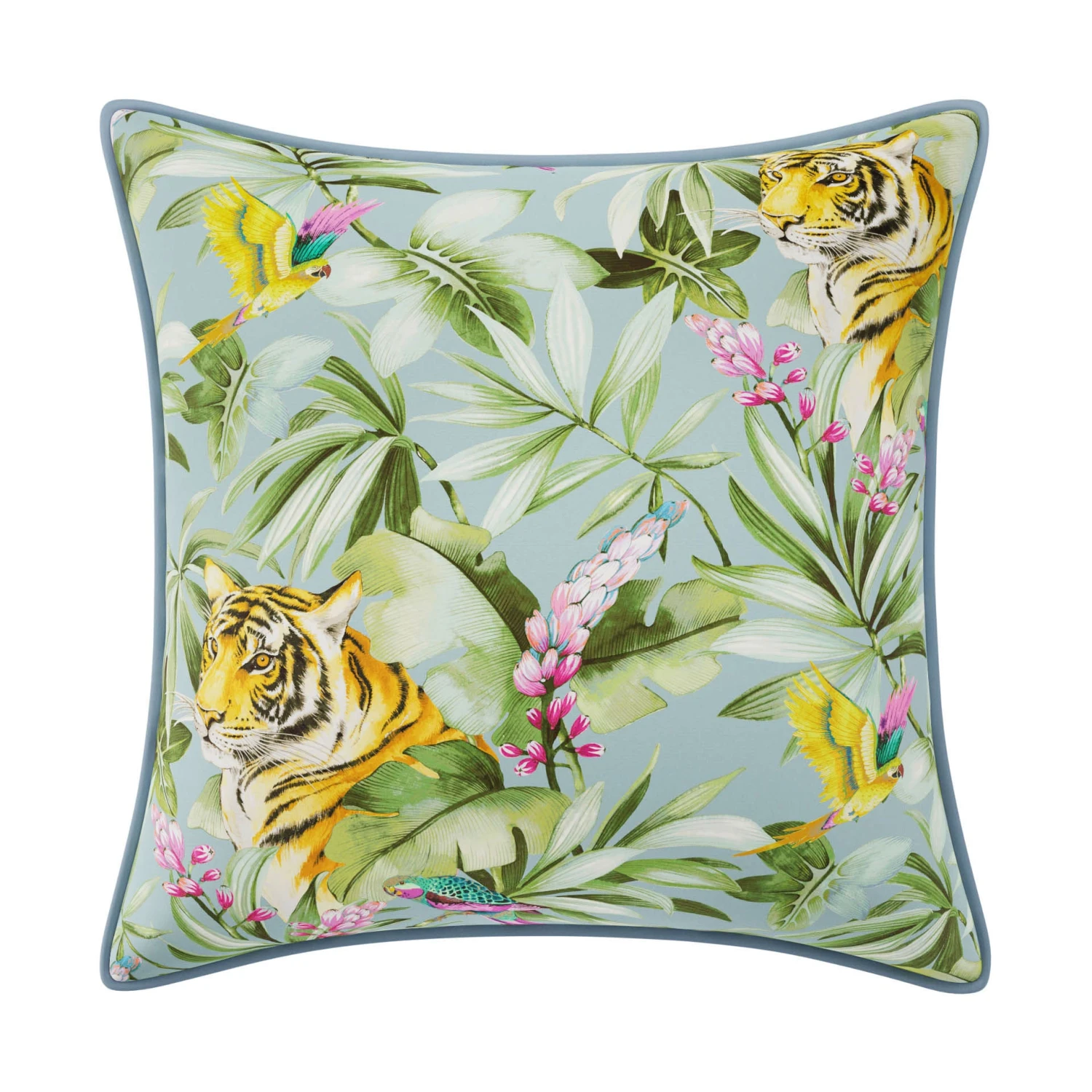Custom Pillow - Mangrove Tiger Blue 3 Custom Pillow - Mangrove Tiger Blue - Image 3