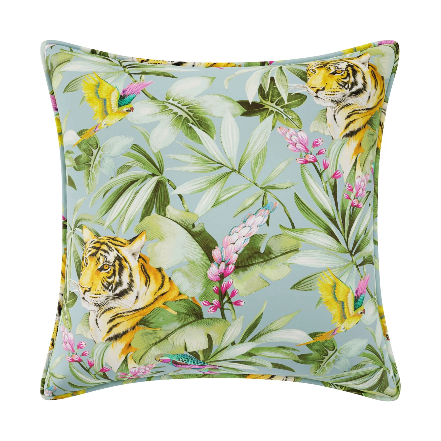 Custom Pillow - Mangrove Tiger Blue 1 Custom Pillow - Mangrove Tiger Blue