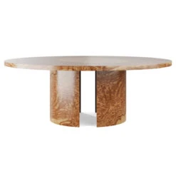 Custom Marquess Dining Table -Furniture Shop MarquessDiningTable.GoldenPecanOliveAsh.01