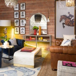 Quick Ship Mary Carmen Console In Elizabeth Grasscloth -Furniture Shop MaryCarmenConsole.07