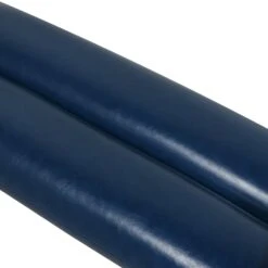 Maxwell Bench In Blue Leather -Furniture Shop MaxwellBenchinBlueLeather.05