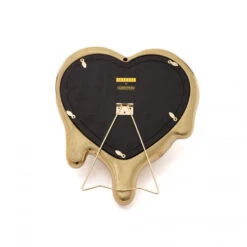 Melted Heart Mirror Frame - Gold By Seletti -Furniture Shop Melted Heart Mirror Frame Gold by Seletti.03