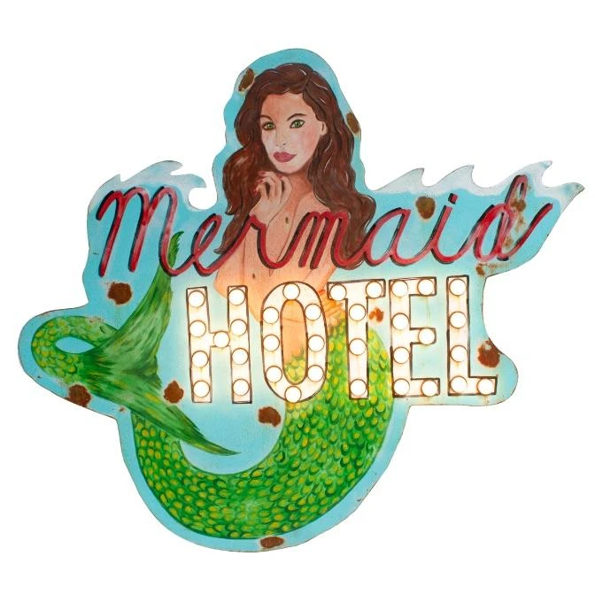 Mermaid Hotel Sign 1 Mermaid Hotel Sign