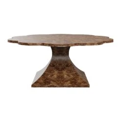 Custom Mirabell Dining Table -Furniture Shop MirabellDiningTableinProvincialMappaBurl.01