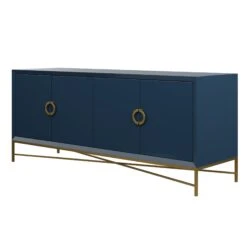 Custom Monarch Credenza -Furniture Shop MonarchCredenzainLacquer.BoeingNavy.02 4a0f849d 4f9c 497f bc28 cf870cd42470