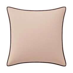 Custom Pillow - Monique Baby Pink Velvet -Furniture Shop MoniqueBabyPinkVelvetwithEliePlumVelvetPiping.02