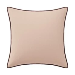 Custom Pillow - Monique Baby Pink Velvet -Furniture Shop MoniqueBabyPinkVelvetwithLelaDustyRoseVelvetPiping.02