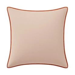 Custom Pillow - Monique Baby Pink Velvet -Furniture Shop MoniqueBabyPinkVelvetwithMonetTangerineVelvetPiping.02