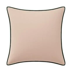 Custom Pillow - Monique Baby Pink Velvet -Furniture Shop MoniqueBabyPinkVelvetwithStacyEmeraldVelvetPiping.02