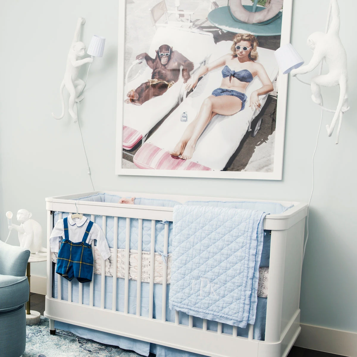 Monkey Lamp - Hanging White By Seletti (Left) 4 Monkey Lamp - Hanging White By Seletti (Left) - Image 4