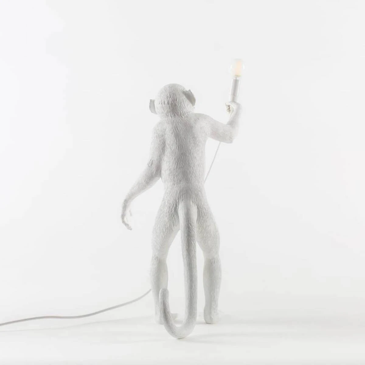 Monkey Lamp - Standing White By Seletti 4 Monkey Lamp - Standing White By Seletti - Image 4