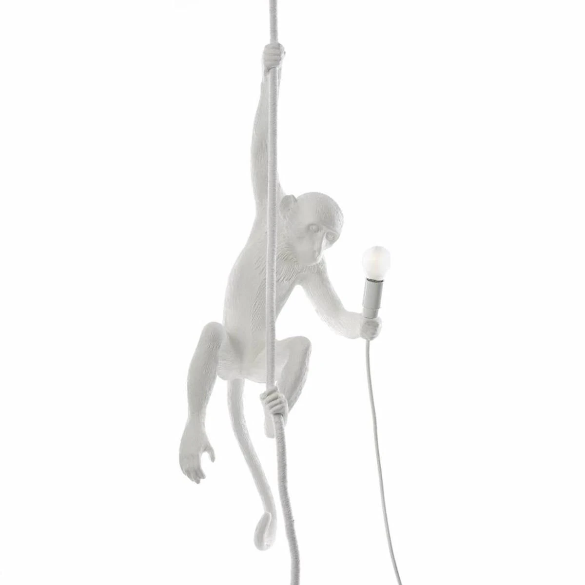 Monkey Lamp - Ceiling White By Seletti 1 Monkey Lamp - Ceiling White By Seletti