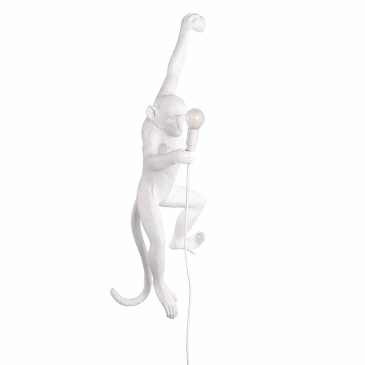 Monkey Lamp - Hanging White By Seletti (Left) 1 Monkey Lamp - Hanging White By Seletti (Left)