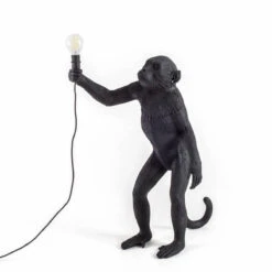 Monkey Lamp - Standing Black By Seletti